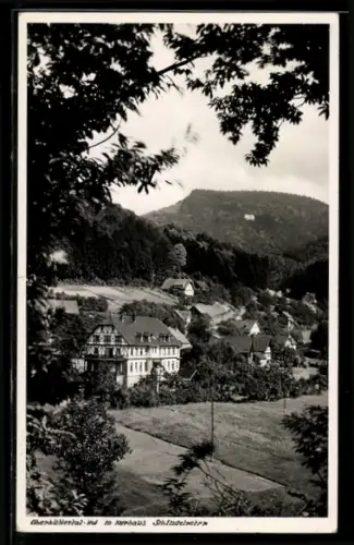 AK Bühlertal, Ortsansicht mit Kurhaus Schindelmeter