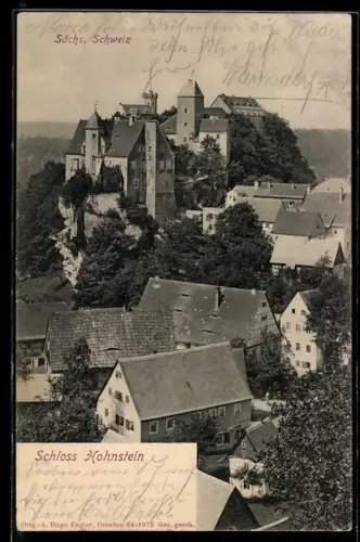 AK Hohnstein /Sächs. Schweiz, Schloss Hohnstein