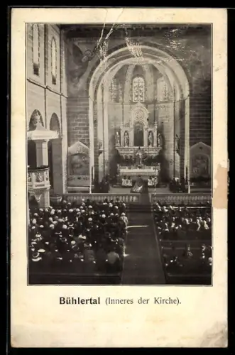 AK Bühlertal, Inneres der Kirche