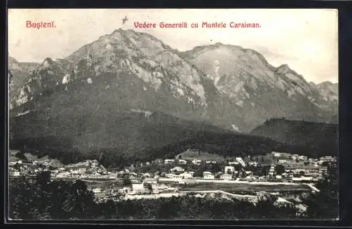 AK Busteni, Vedere Generala cu Muntele Caraiman