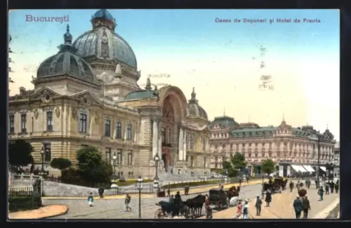 AK Bucuresti, Cassa de Depuneri si Hotel de Franta
