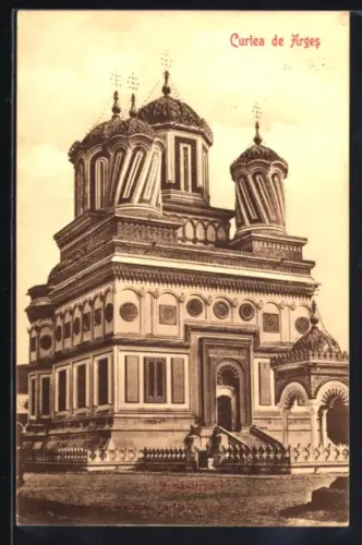 AK Curtea de Arges, Aussenansicht des Klosters