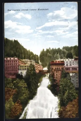 AK Bad Gastein, Unterer Wasserfall