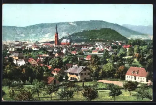 AK Graz, Stadtansicht vom Lusthübel aus