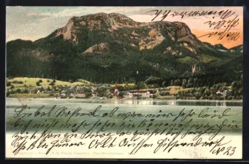 AK Alt Aussee, Ortsansicht mit dem Sandling