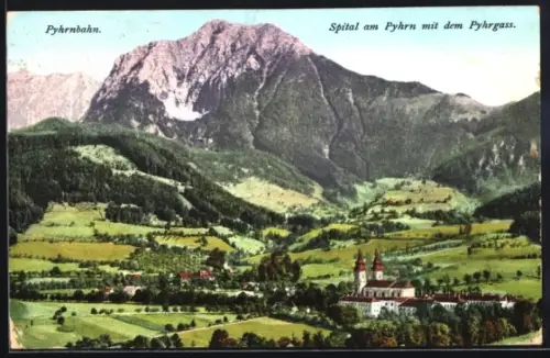 AK Spital am Pyhrn, Ort mit Kirche und Pyhrgass