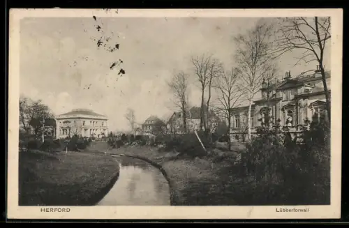 AK Herford, Strasse Lübbertorwall