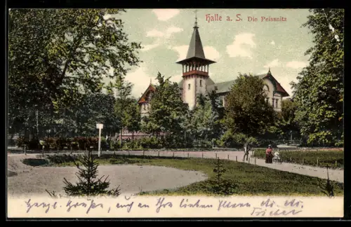 AK Halle / Saale, Restaurant Peissnitz