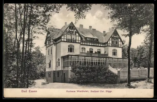 AK Bad Essen, Kurhaus Waldhotel Chr. Rögge