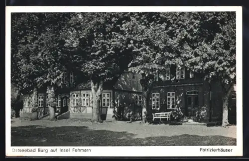 AK Burg /Fehmarn, Patrizierhäuser
