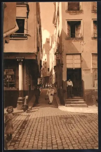 AK Köln, Buttermarkt in Alt-Köln, Fischmarkt und Lintgasse