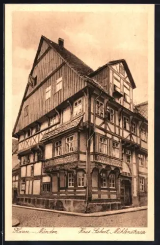 AK Hann.-Münden, Haus Siebert in der Mühlenstrasse