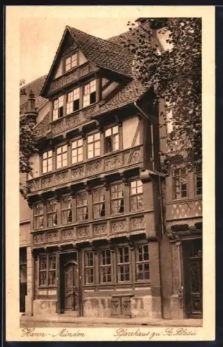 AK Hann.-Münden, Pfarrhaus zu St. Blasii