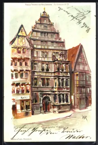 Künstler-AK Hannover, Leibnitz Haus