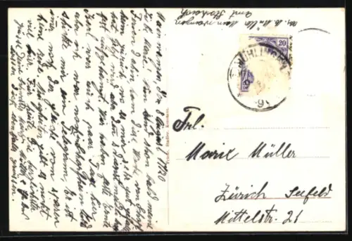 AK Mainwangen, Teilansicht