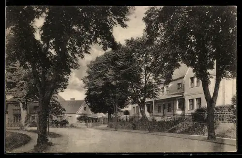 AK Chorin, Provinzial-Erholungsheim mit Strassenpartie