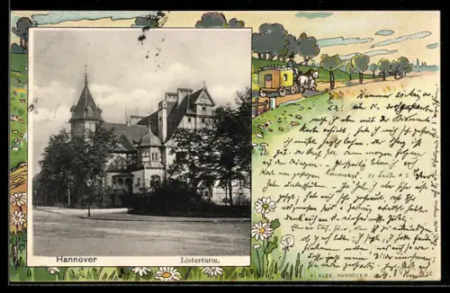 Passepartout-AK Hannover, Listerturm