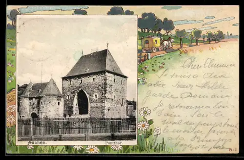 AK Aachen, Partie am Pontthor