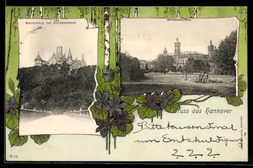 AK Hannover, Marienburg bei Nordstemmen, Welfenschloss