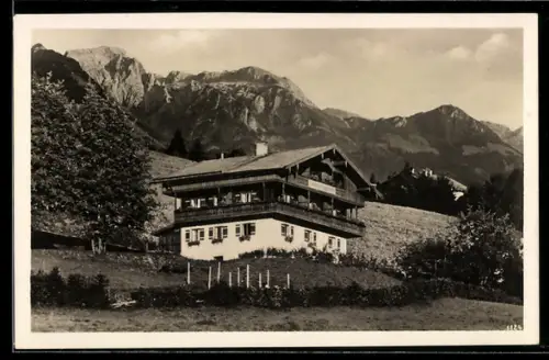 AK Berchtesgaden, Hotel-Landheim Lindenheim