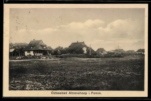 AK Ahrenshoop i. Pomm., Ostseebad, Ortspartie