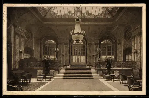 AK Berlin-Tiergarten, Hotel Esplanade, Innenansicht