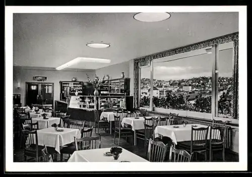 AK Stuttgart, Höhenrestaurat im Kaufhaus Union, Königsstrasse 27 /29