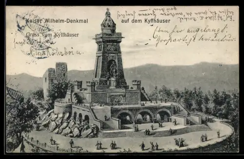 AK Kyffhäuser, Kaiser Wilhelm-Denkmal