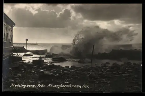 AK Helsingborg, Fran Novemberorkanen 1921