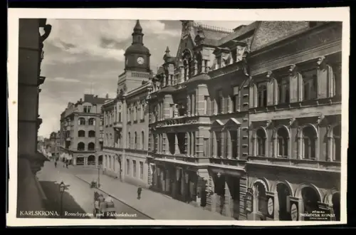 AK Karlskrona, Ronnebygatan med Riksbankhuset