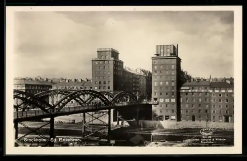 AK Stockholm, St. Eriksbron, Panorama