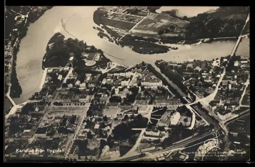 AK Karlstad, Karlstad fran flygplan