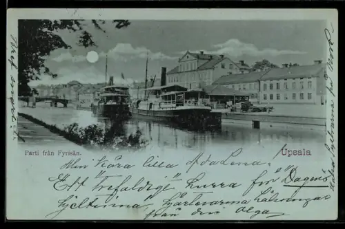 Mondschein-AK Upsala, Parti fran Fyrisan