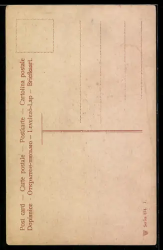 AK Geldscheine in einem Briefumschlag