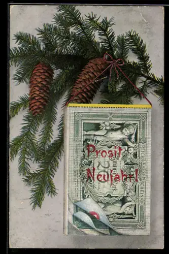 AK Reichskassenschein Zwanzig Mark unter Tannenzapfen, Geld