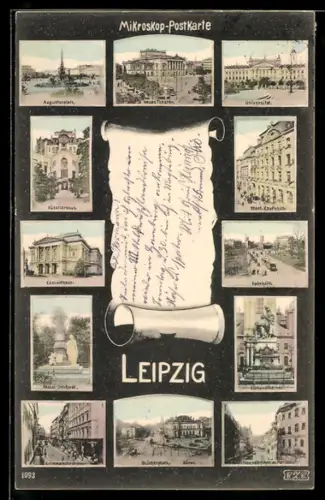 AK Leipzig, Städtisches Kaufhaus, Concertaus, Künstlerhaus