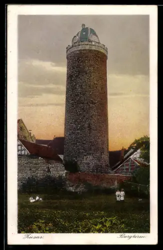 AK Ziesar, Partie am Burgturm