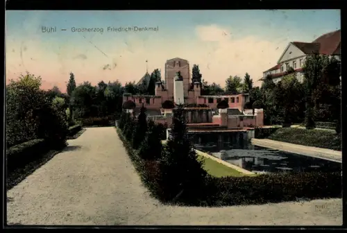 AK Bühl, Grossherzog Friedrich-Denkmal