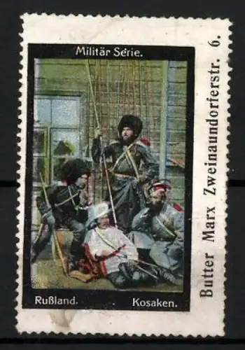 Reklamemarke Russland, Militär Série, Kosaken