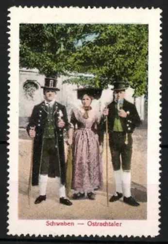 Reklamemarke Schwaben, Ostrachtaler, Trachtengruppe