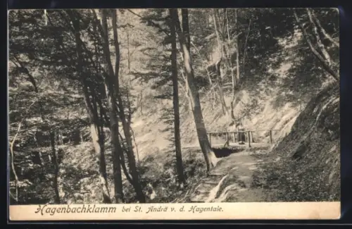 AK St. Andrä vor dem Hagentale, Hagenbachklamm