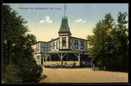 AK Varel, Hotel Kurhaus Mühlenteich