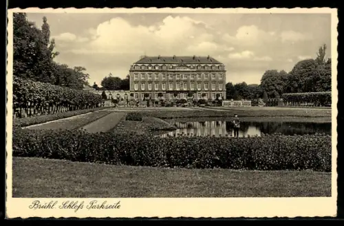 AK Brühl, Schloss, Parkseite