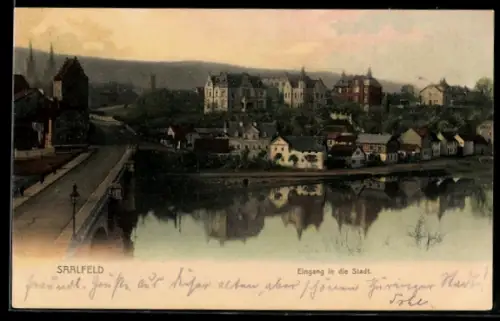 AK Saalfeld, Eingang in die Stadt