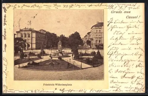 AK Cassel, Friedrich-Wilhelmsplatz