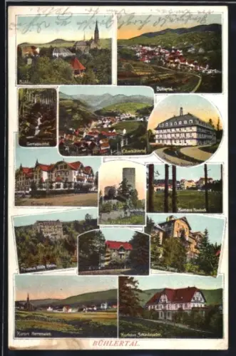AK Bühl, Bühlertal, Sanatorium, Kurhaus, Friedrich Hilda Heim
