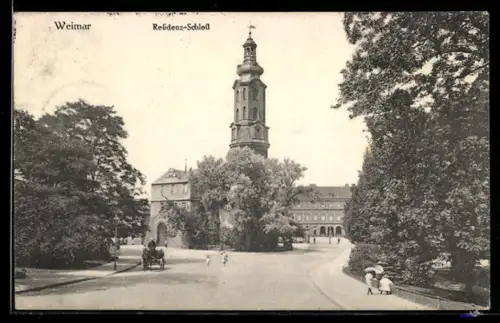 AK Weimar, Am Residenz-Schloss