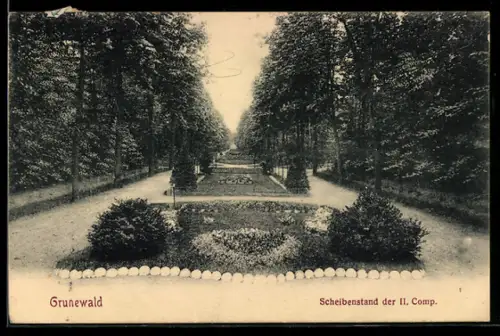 AK Grunewald, Scheibenstand der II. Comp.