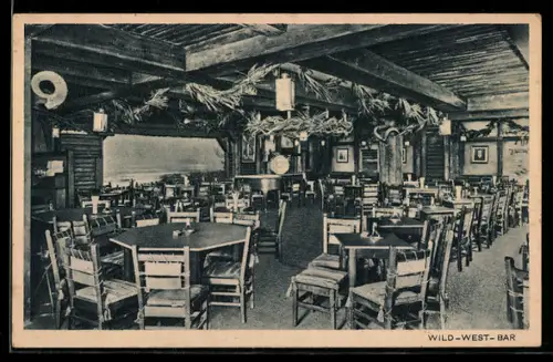 AK Berlin-Tiergarten, Haus Vaterland, Wild-West-Bar, Potsdamer Platz
