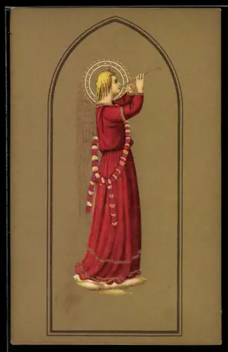 AK Angelo che suona la trombetta